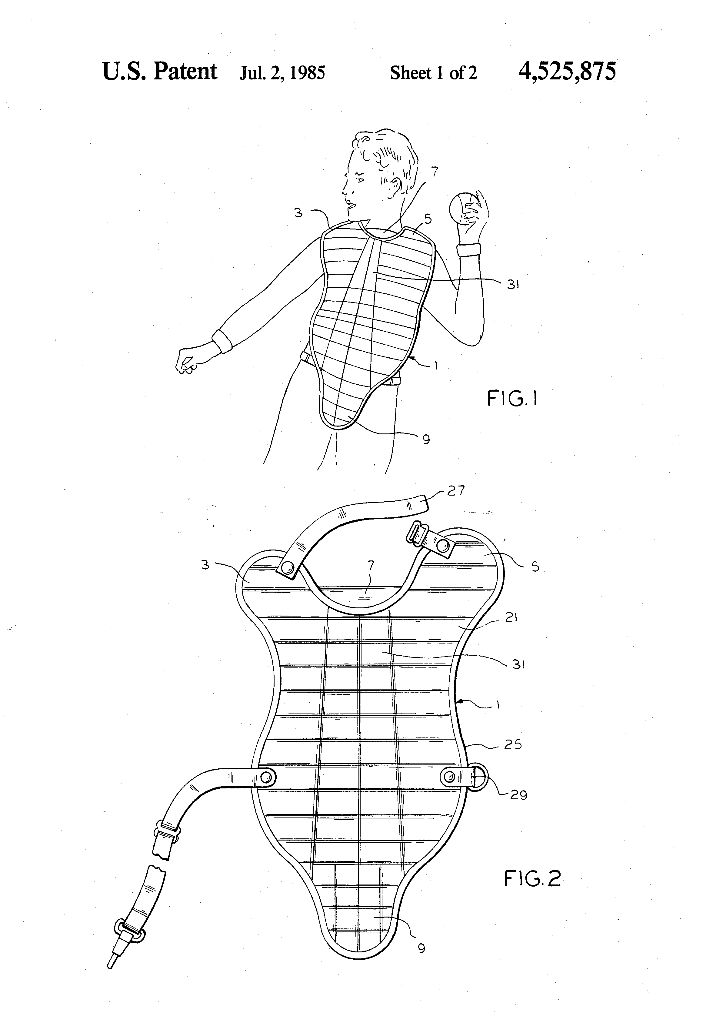 Today’s Patent- Chest Protector with Rigid Plates - Lexprotector.com