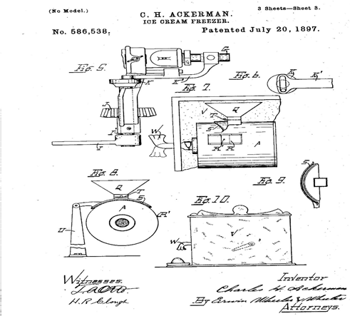 Today's Patent- ICE CREAM FREEZER - Lexprotector.com