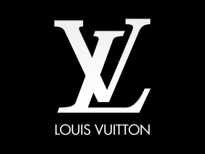 The logo of Louis Vuitton Malletier is seen in Shibuya Ward, Tokyo on  January 19, 2020. Louis Vuitton is a French fashion house and luxury retail  company founded in 1854 by Louis